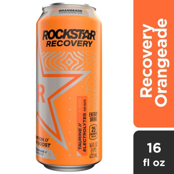 Rockstar® Recovery Orange Energy Drink Can