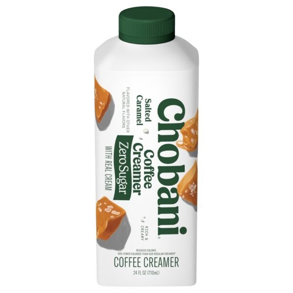 Chobani Zero Sugar Coffee Creamer Salted Caramel