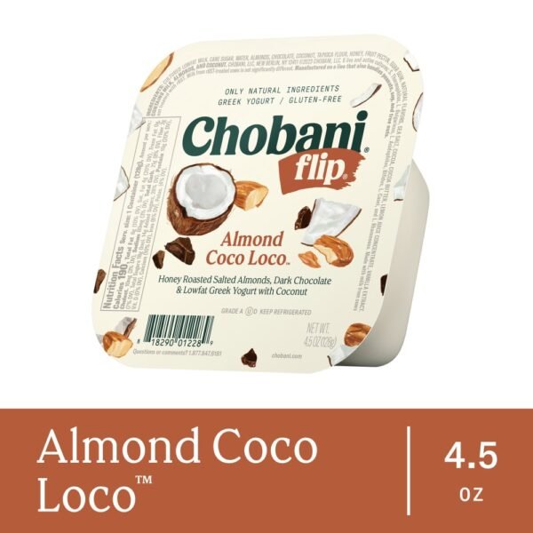 Chobani® Flip® Almond Coco Loco™ Chocolate Low Fat Greek Yogurt Cup