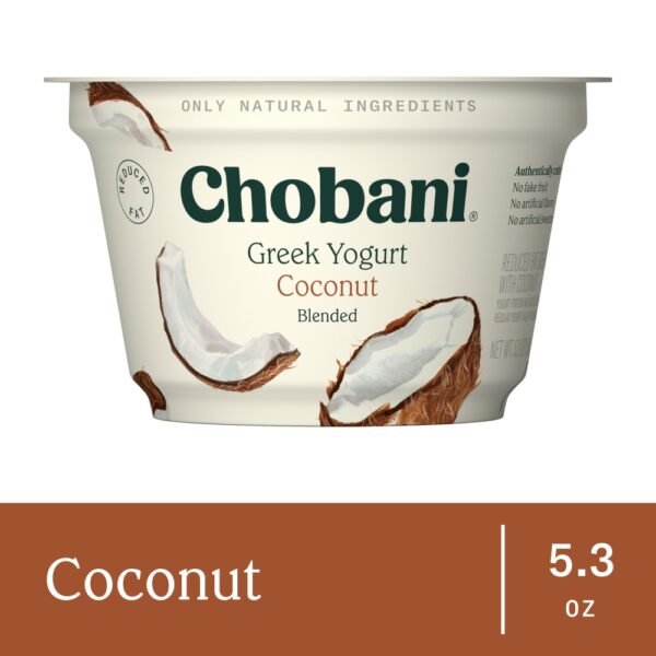 Chobani® Coconut Low Fat Greek Yogurt Cup