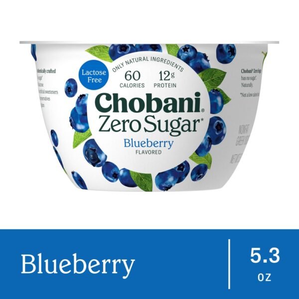 Chobani® Zero Sugar Blueberry Yogurt Cup