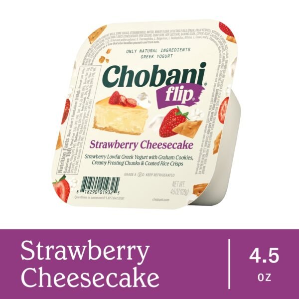 Chobani® Flip® Strawberry Cheesecake™ Low Fat Greek Yogurt Cup