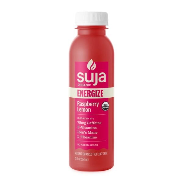 Suja Organic Energize Raspberry Lemon Cold Pressed Juice Drink