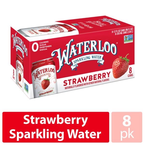 Waterloo Strawberry Sparkling Water