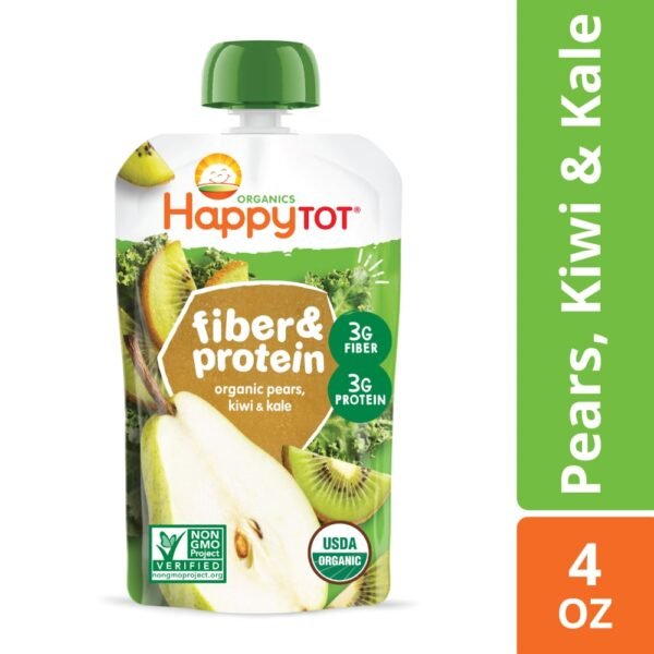 Happy Tot Stage 4 Organic Pears Kiwi & Kale Pouch