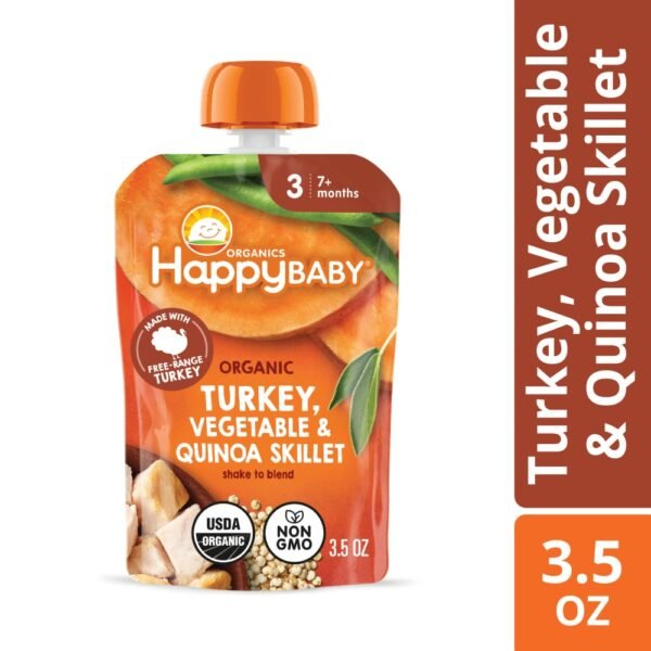 Happy Baby® Organics Savory Blends, Turkey, Vegetables & Quinoa Skillet Pouch