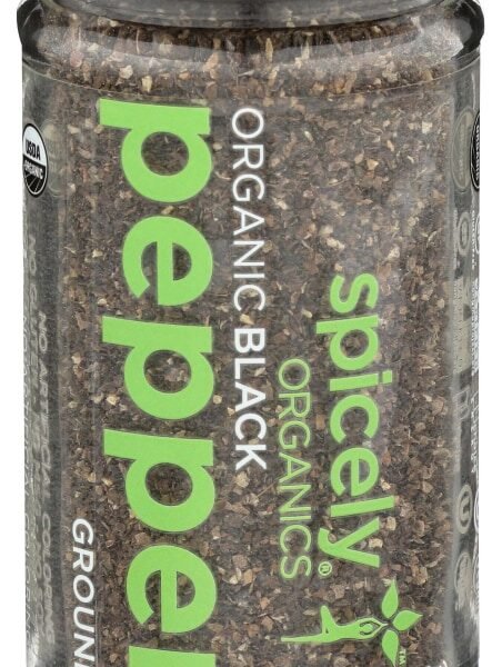 Spicely Organics Ground Black Pepper