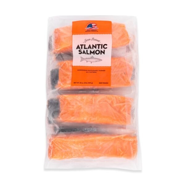 Great American Seafood Farm Raised Atlantic Salmon Fillets