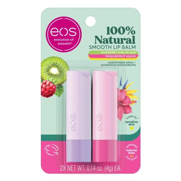 EOS® Raspberry Kiwi Splash & Passionfruit Agave Lip Balm