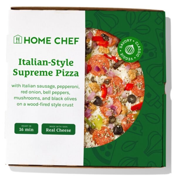 Home Chef Ready to Bake Italian Style Supreme Fresh Pizza