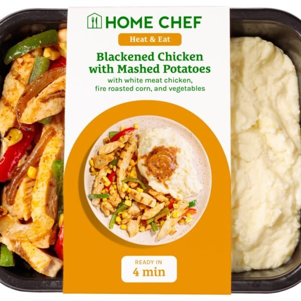Home Chef Heat And Eat Blackened Chicken With Mashed Potatoes