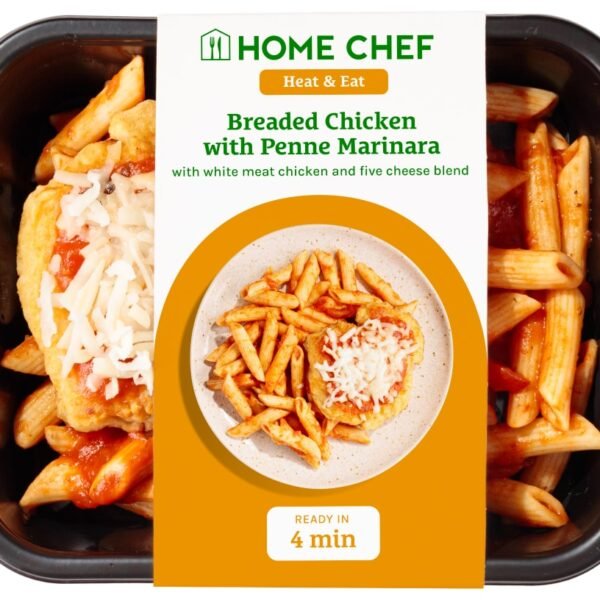 Home Chef Heat And Eat Breaded Chicken With Penne Marinara