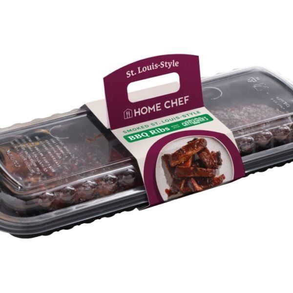 Home Chef Cold St. Louis Style BBQ Full Slab Ribs