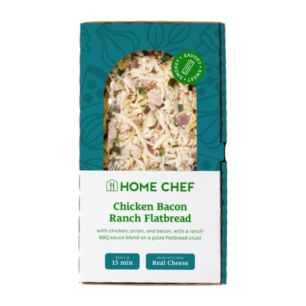 Home Chef Chicken Bacon Ranch Flatbread Pizza