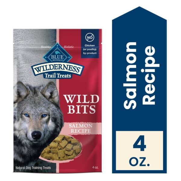 Blue Buffalo Wilderness Grain-Free Wild Bits Soft Dog Treats Salmon