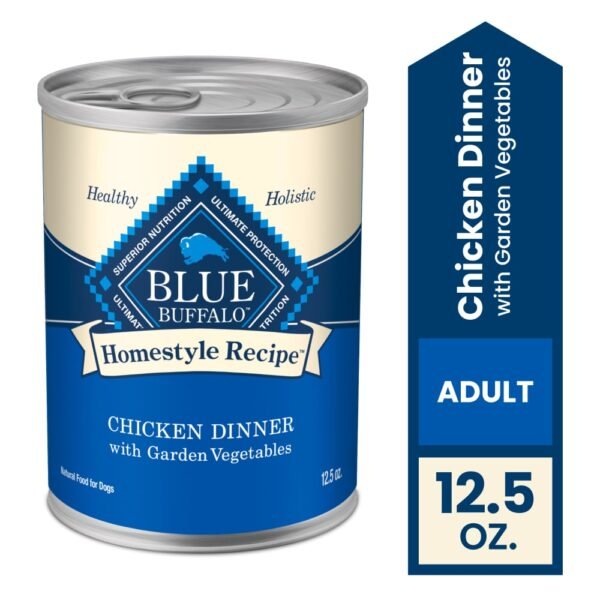 Blue Buffalo Homestyle Natural Adult Wet Dog Food Chicken & Garden Vegetables