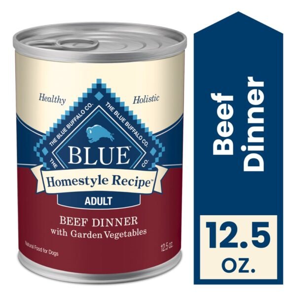 Blue Buffalo Homestyle Natural Adult Wet Dog Food Beef & Garden Vegetables