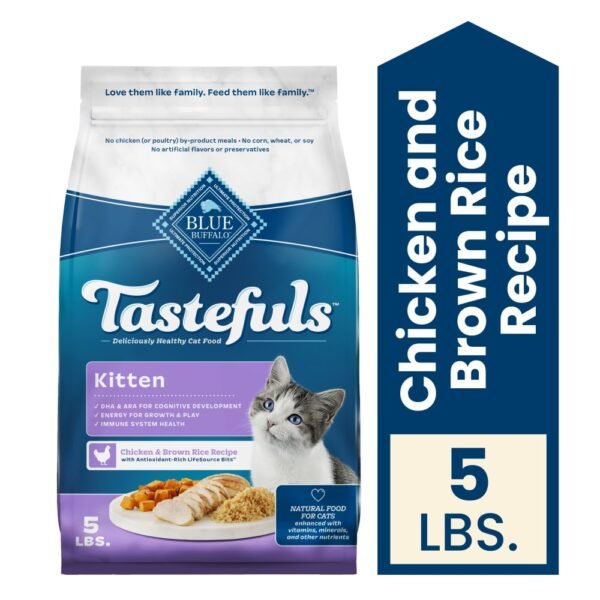 Blue Buffalo Tastefuls Kitten Dry Cat Food Chicken & Brown Rice