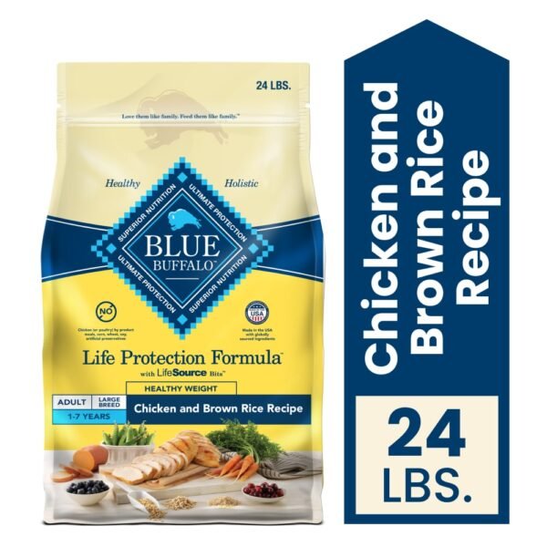 Blue Buffalo Life Protection Formula Healthy Weight Adult Dry Dog Food Chicken & Brown Rice