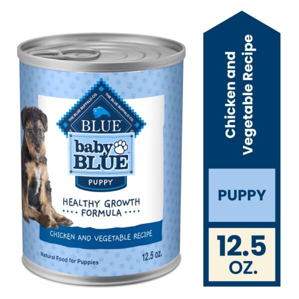 Blue Buffalo Baby BLUE Natural Puppy Wet Dog Food Chicken & Vegetables