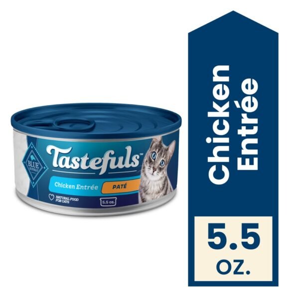 Blue Buffalo Tastefuls Natural Adult Pate Wet Cat Food Wet Cat Food Chicken