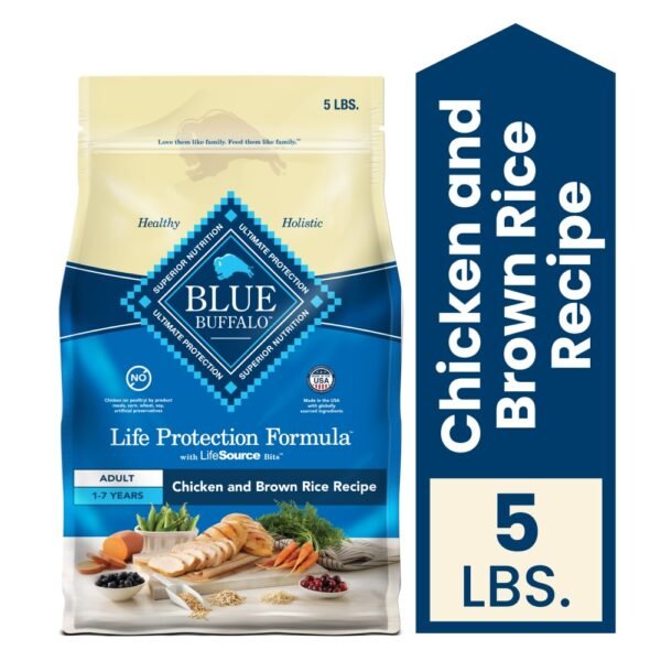 Blue Buffalo Life Protection Formula Natural Adult Dry Dog Food Chicken & Brown Rice