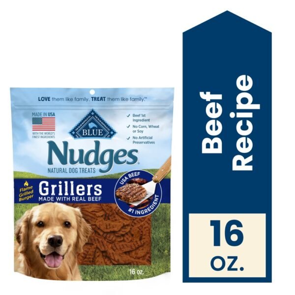 Blue Buffalo Nudges Grillers Natural Dog Treats Beef
