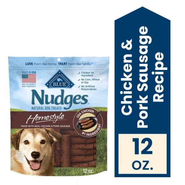 Blue Buffalo Nudges Homestyle Natural Chicken and Pork Dog Treats