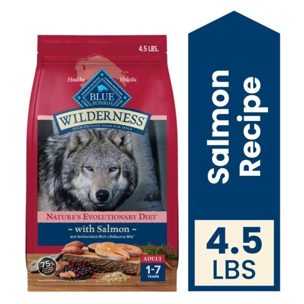 Blue Buffalo Wilderness Adult Dog Food Salmon