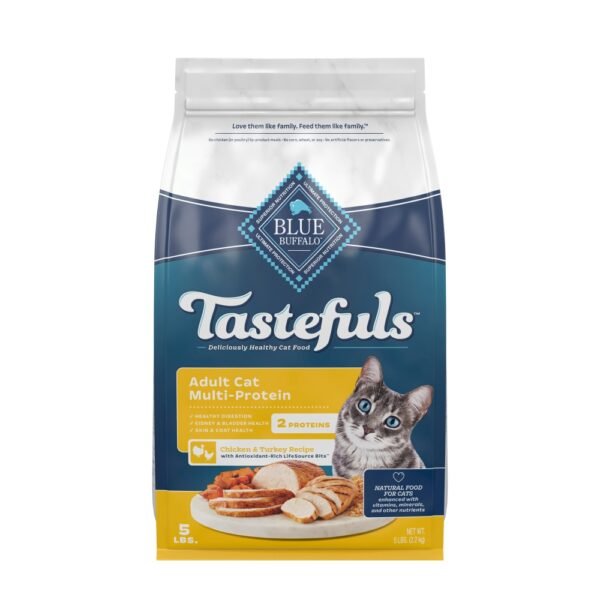 Blue Buffalo Tastefuls™ Adult Cat Multi-Protein Chicken & Turkey Recipe Dry Cat Food