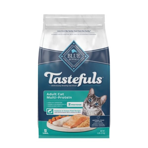 Blue Buffalo Tastefuls™ Adult Cat Multi-Protein Salmon & Ocean Fish Recipe Dry Cat Food