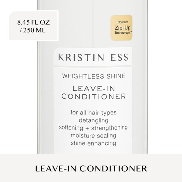 Kristin Ess Weightless Shine Leave In Conditioner Spray For Dry Hair - Moisture Repair + Detangler