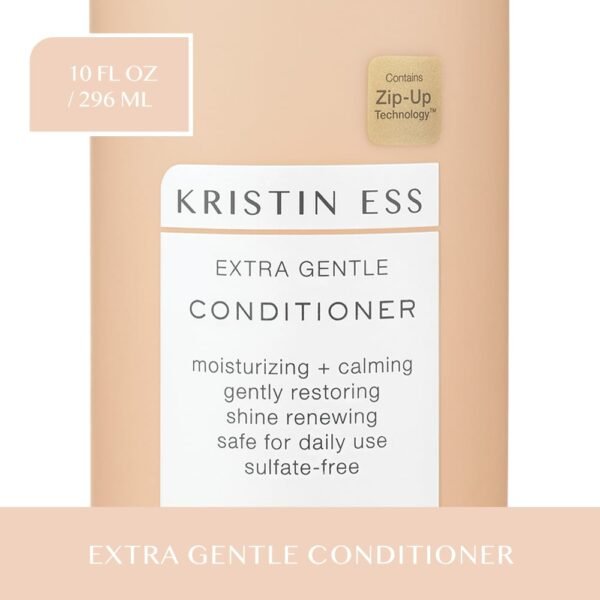 Kristin Ess Extra Gentle Conditioner For Sensitive Scalp - Repair Dry Hair - Sulfate Free + Vegan