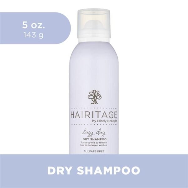Hairitage Lazy Day Dry Shampoo Spray - Volumizing + Texturizing - Oil Absorbing + No Residue