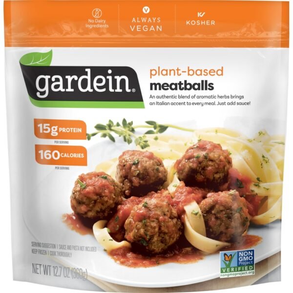 Gardein Plant-Based Classic Meatballs Frozen Vegan Food