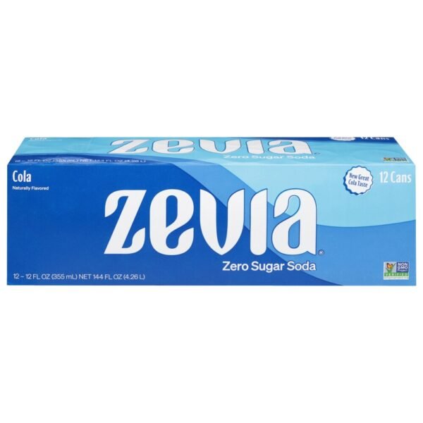 Zevia® Cola Zero Sugar Soda Cans