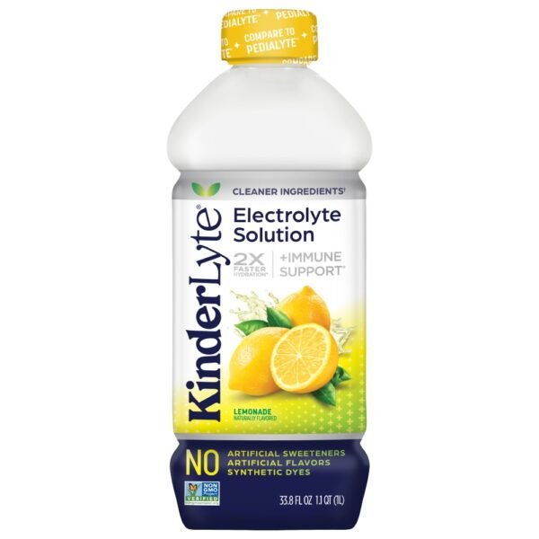 Kinderlyte® Natural Lemonade Electrolyte Solution Drink
