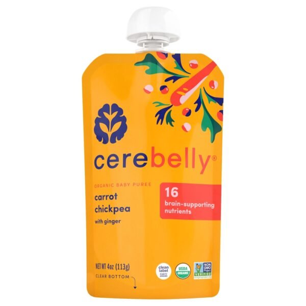 Cerebelly® Stage 2 Organic Carrot Chickpea Baby Food