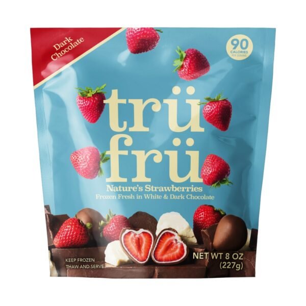 Tru Fru Strawberries Hyper-Chilled in White & Milk Chocolate