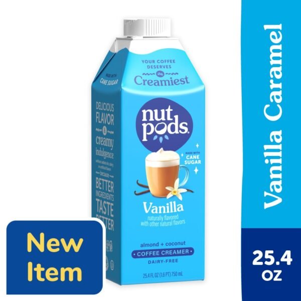 nutpods® Non Dairy Vanilla made with Almonds and Coconuts Coffee Creamer