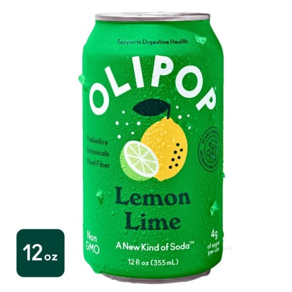 Olipop® Lemon Lime Soda Can