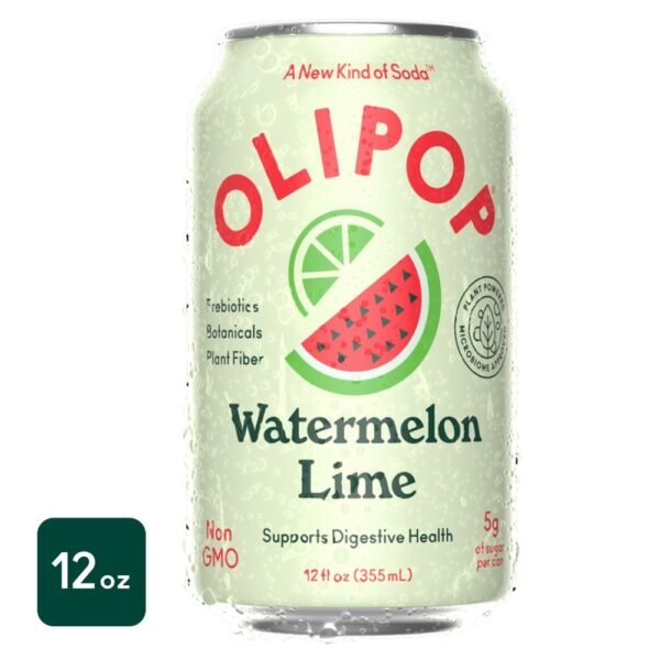 Olipop® Watermelon Lime Soda Can