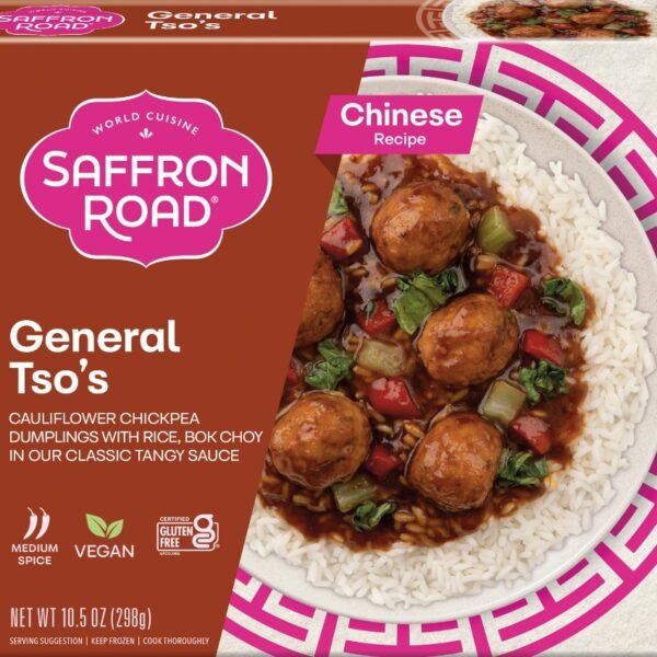Saffron Road® Plant Based General Tso's Gluten Free Frozen Dinner