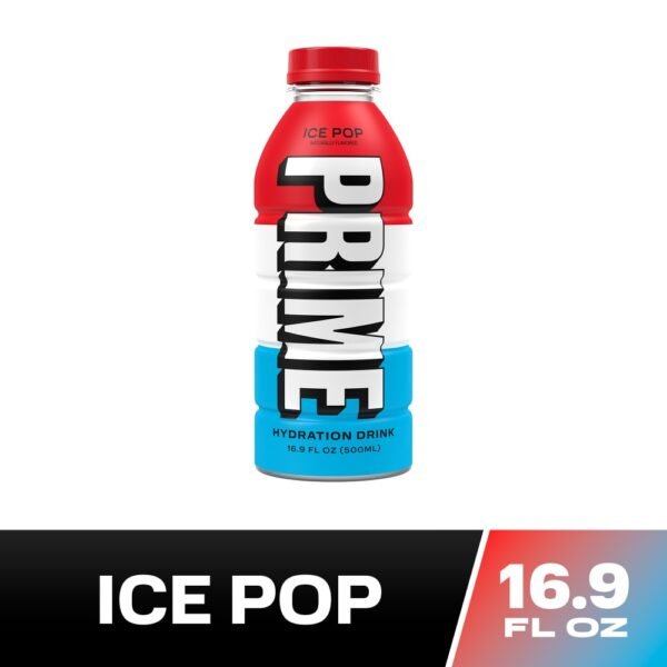 Prime Hydration Ice Pop Sports Drink Bottle