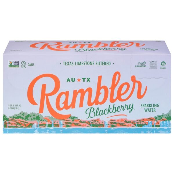 Rambler Blackberry Sparkling Water Cans
