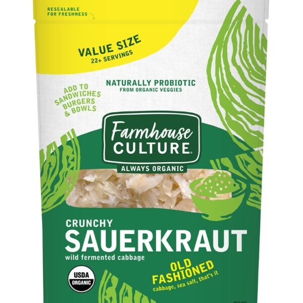 Farmhouse Culture Always Organic Old Fashioned Crunchy Sauerkraut