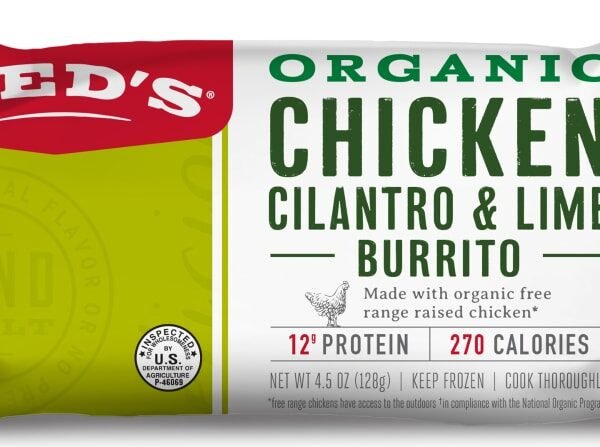 Red’s Organic Chicken, Cilantro & Lime Frozen Burrito