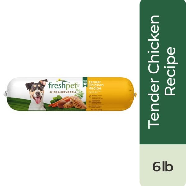 Freshpet Select Slice & Serve Roll Tender Chicken Recipe Dog Food