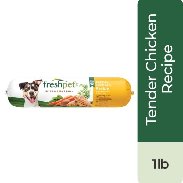 Freshpet Slice & Serve Roll Tender Chicken Recipe Dog Food