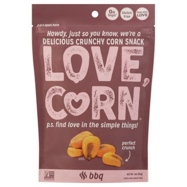 Love,Corn® Gluten Free Smoked BBQ Crunchy Corn Snack